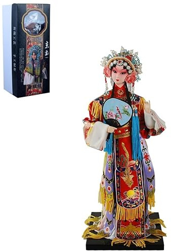 NW Chinese Traditional Handicraft Silk Figurine Collectible Chinese Doll Silk Doll (1801)