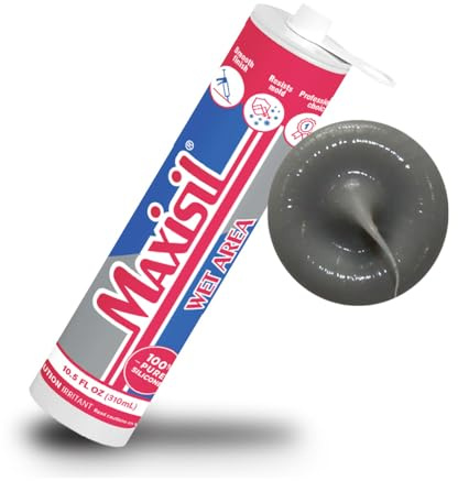 Maxisil Wet Area Silicone Sealant 310ml - A10 Grey