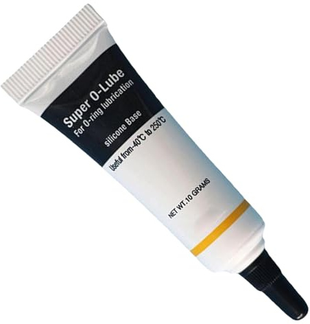 Paodduk Grasa de silicona, Grasa lubricante de silicona,10 g evitan que las válvulas y las juntas tóricas se peguen | Grasa para válvulas de fontaneros para juntas tóricas y tubos Grasa de silicona