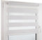 Deco4Me Doppelrollo Klemmfix ohne Bohren (100 x 160 cm, Weiß) - Duo Rollo lichtdurchlässig - blickdichte Rollos für Fenster ohne Bohren - Klemmrollo, Fensterrollo, Innenrollo (Stoffbreite 96 cm)