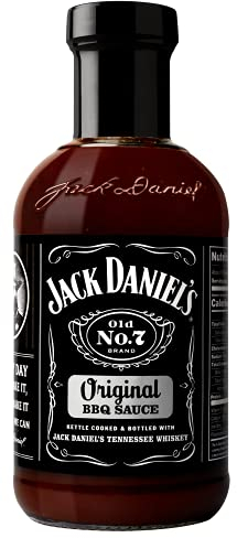 Jack Daniel's Original BBQ Sauce, Gluten Free, No Preservatives, 553g Barbecue Sauce Bottle