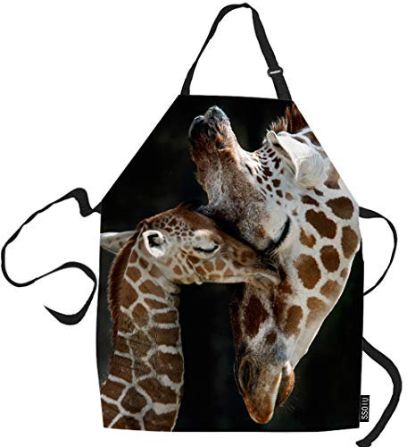 RFSHOP Delantal de cocina, Japón Oriental Cereza Arte Delantal de Cocina para Hornear Barbacoa Hombres Mujeres Unisex Impermeable 31X27 Pulgadas, Imagen, Taille unique