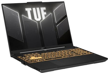 ASUS TUF Gaming F16-TUF607JU-N3075W 16 FHD+ 165Hz Pc Portable (processeur Intel Core i7-13650HX, 16GB DDR5, 512GB SSD, NVIDIA GeForce RTX 4050 GPU, Windows 11 Home) – Clavier AZERTY