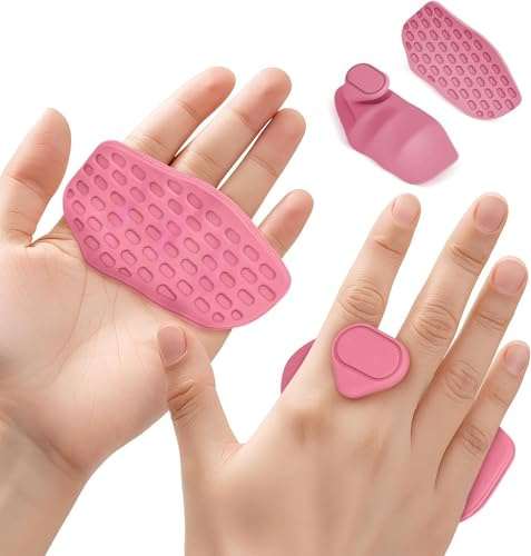 HUAFA Poignées d'entraînement antidérapantes, poignées d'haltérophilie, Gants d'haltérophilie ergonomiques pour Homme et Femme, pour soulevé de Terre, entraînement de Fitness et Exercice (Rose)