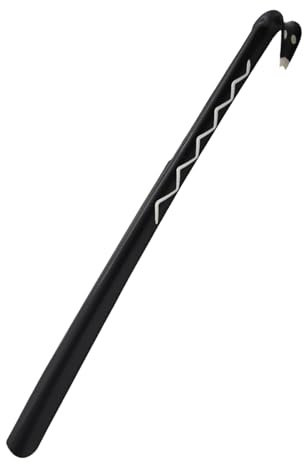 Long Handle Shoe Horn - Boot Puller Stick, Heel Guide Device | Flexible Shoes Insertion Assistant for Adults, Mobility Support Gear, Wide Mouth Shoee Wear Aid for Aged, Pregnant, Limited Motion