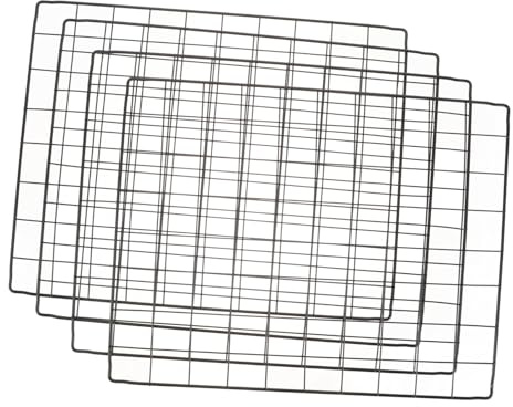 EPIGEIST 4 pièces Panneaux Grillagés Modulables pour Cage à Chien Kit Clôture Multifonction Intérieure pour Grands Chiens et Petits Animaux