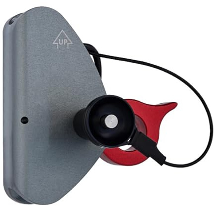SkyPOOU Descensor de alta resistencia para descensos verticales, diseño desmontable, arnés ajustable y regulación de velocidad, durabilidad, descensor de escalada