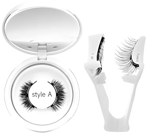 1 Unidad De Pestañas Postizas Magnéticas, Naturales Y Reutilizables, Sin Necesidad De Pegamento, Aplicador Incluido, Maquillaje De Ojos Fácil De Llevar, Estilo A
