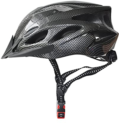 UPANBIKE Adult Bike Helmet One-Piece Adjustable Protect Head,Carbon Black