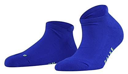 FALKE Women's Cool Kick Sneaker W Sn Soft Breathable Quick Drying Low-Cut Plain 1 Pair Trainer Socks, Blue Cobalt 6712-O, 4-5