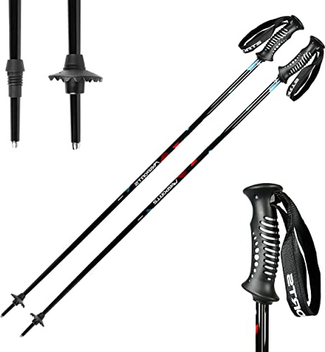 Skidstavar premium inkl. snötallrik unisex I skidstavar aluminium i olika längder I aluminiumskaft 18 mm (105 cm)