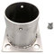 Soporte para poste, base para postes de madera Redondo Soporte De Poste 60 70 80 90 100 120 150 MM, Base De Poste De Valla De Acero Inoxidable Para Pérgola, Gazebo, Barandilla De Porche Y Cubierta ( S
