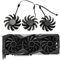 78MM Cooler Fan Replacement RX5700 Compatible for RX 5500 5600 5700 XT Graphics Video Card Cooling T128010SU PLD08010S12HH Perfection