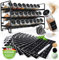 Havenhaus Gewürz regal Set | Gewürzregal stehend inkl. 24 Gewürzgläser+336 Gewürzetiketten deutsch & Accessoires | Wand oder stehend | Gewürz Organizer | Gewürzregal mit Gläsern