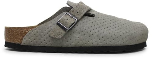 Birkenstock Unisex Boston BS Suede Embossed Emboss Dots Stone Coin Sandals 5.5 UK