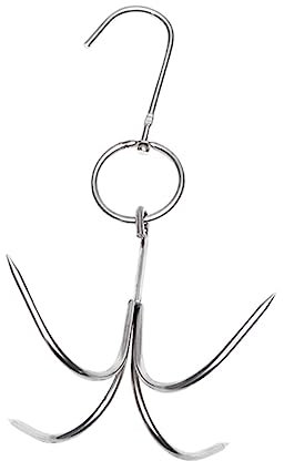 Zerodeko 1Stück Fleischhaken Für Metzger Robuster Aufhänger Für Fleisch Und Rostbeständig Leicht Zu Reinigen Für Bbq Und Fleischverarbeitung
