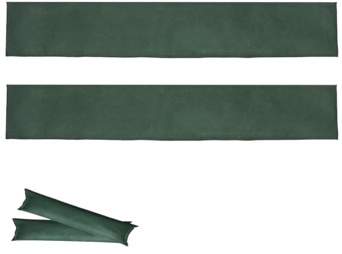 QWORK® 2 Pezzi 150CM Sacchi di Sabbia attivati dall'acqua per inondazioni, Barriere per inondazioni riutilizzabili, per casa, Garage e Cantina