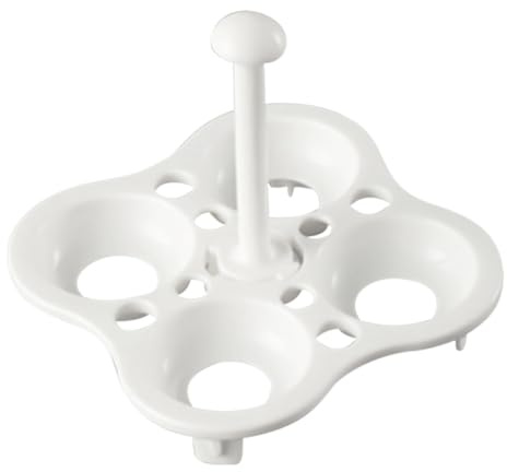 Pastilla de vapor de huevo para olla - Inserto a presión - Herramienta de vapor para huevos hervidos o cocción vegetal, soporte apilable para macetas instantáneas o sartenes de estufa, base de