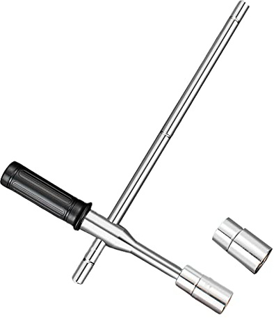 Llave de rueda de coche cruzada para automóvil de 17-19 mm, 21-23 mm, llave de vaso de desmontaje mecánica para taller, juego de llaves de neumático