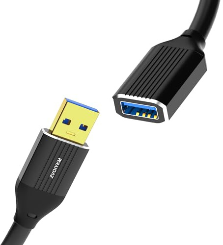 ZVOIYKM USB 3.0 Extension Cable 5ft, 5Gbps