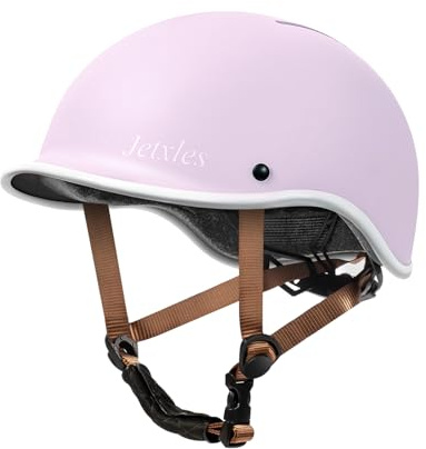 E Bike Helmets for Adults, |Certified Safety| Bicycle Gear with Adjustable Fit, Visor, Ventilation for Men, Women, Commuter Riding, Road Cycling, Skateboard, Light Purple