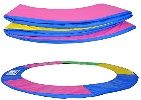 ULTRAPOWER SPORTS Federabdeckung Randschutz Randabdeckung für Trampolin 366cm – 8Stangen Rahmenpolsterung Bunt PVC - UV beständig