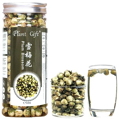 Plant Gift Snow Plum Blossom Tea 雪梅花茶, Caffeine-Free 60g/2.11oz