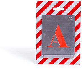 Pochoirs en aluminium chiffres et lettres pour marquage au sol