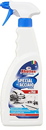 Special Acciaio, Rhutten, Casa Linda, Mousse Disincrostante e Brillantante, Superfici Splendenti, 750ml