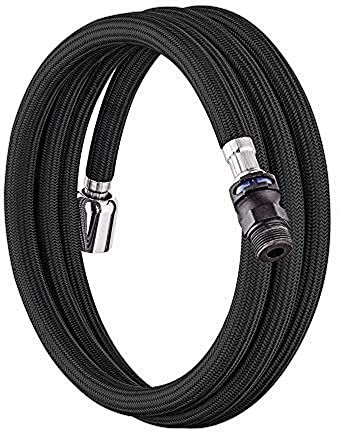 Ibergrif M20108 - Flessibile Doccia Nylon, 1.8 m, Tubo Soffino Universale