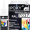 150g Dipoxy-PMI-RAL 7037 STAUBGRAU Extrem hoch konzentrierte Basis Pigment Farbpaste Farbmittel für Epoxidharz, Polyesterharz, Polyurethan Systeme, Beton, Lacke, Flüssigfarbe Kunstharz Schmuck