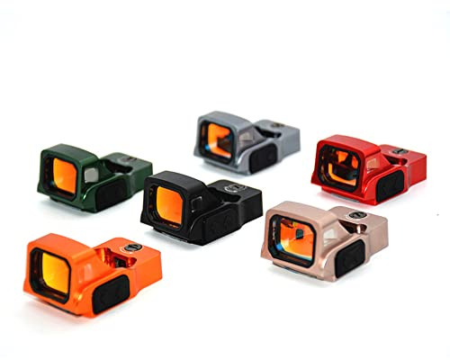 Mini Point Rouge réflexe Tactique léger, Pistolet Airsoft de Chasse à portée holographique avec Monture G Universelle/Black