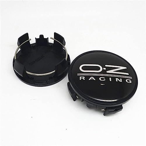 4 Stück Nabendeckel Radnabenabdeckung, Für OZ Racing Felgen Radnabendeckel Zierdeckel,Auto-Nabenkappen