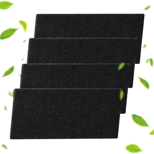 4 Pièces Filtre pour Bauknecht Whirlpool Privileg 481010354757, 225×107×8 mm Filtre pour Sèche-linge Bauknecht Whirlpool Privileg à Condensation et à Pompe à Chaleur