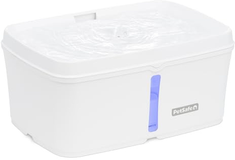 PetSafe Viva Pet Fountain for Cats and Small Dogs – 4.1L/140 oz, Indoor Cat Water Fountain with Ultra Quiet Pump, Dishwasher Safe, Easy to Clean, Water Filters Included