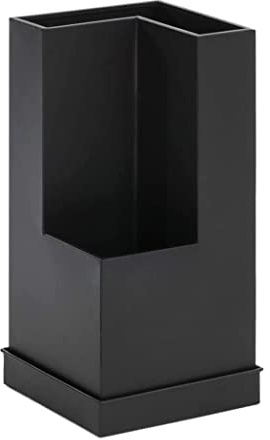 Umbrella Stands,Umbrella Home Umbrella Stand Doorway Double Bucket Hotel Restaurrella Stand Doorway Double Bucket Hotel Restaurant Supermarket Umbrella Drain Umbrella Rack Umbrella er/E-Blue (D black)