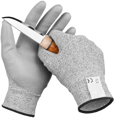 Schnittschutzhandschuhe PREMIUM - Hohes Schnittschutz E - Schnittfeste Handschuhe für den täglichen Gebrauch, Küchenhandschuhe - S-XL - 1 Paar