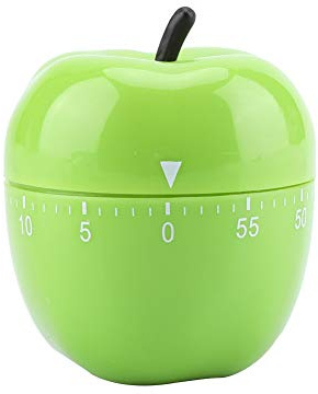 Analog Timer, äppelformad Kökstimer, Mekanisk Kökstimer Tillverkad Av ABS, Upp Till 60 Minuter, äggklocka Rolig, Grön