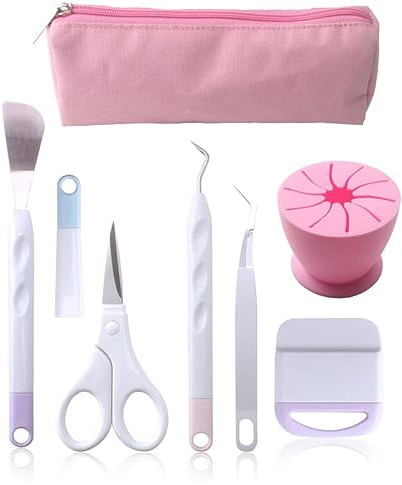 Vinyl Jäten Werkzeuge 7 Stück Plotter Zubehör DIY Bastelwerkzeug Set Entgitterwerkzeug für Selbstklebendes Vinyl, Silhouette, HTV, Cameos, Beschriftung