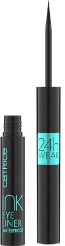 Catrice Ink Eyeliner Waterproof, n. 010, nero, coprente, ultra nero, risultato espresso, colore intenso, opaco, vegano, impermeabile, senza particelle di microplastica, senza profumo, confezione da 1