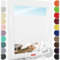 Schuette® Plissee nach Maß mit Bohren ● Thermo Kollektion: White Day (Weiß) ● 70-79 x 80-99cm (Breite x Höhe) ● Suprafix Faltrollo Befestigung ● Bequeme Rollo