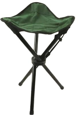 Garden Mile Foldable Camping Chair Lightweight Tripod Stool Portable Fishing Seat 3 Legged Chair for Picnics BBQ Folding Camping Stool Foldable Outdoor Seat