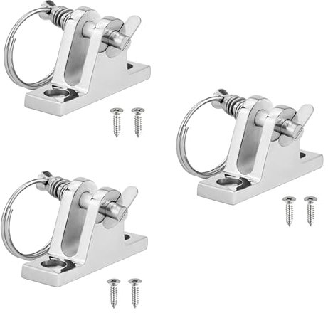 CORHAD 3stücke Deckscharnier Für Boote Top Zubehör Installieren Für Marineanwendungen Für Yachten Und Kanus