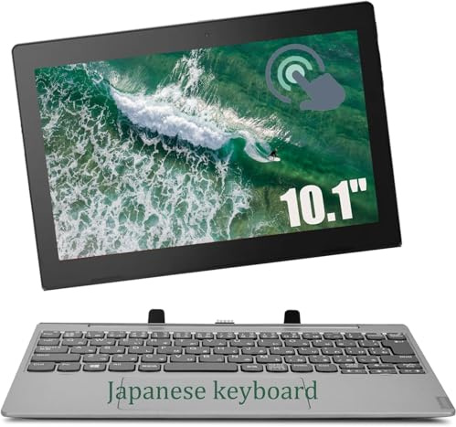 Lenovo IdeaPad D330-10IGM Portable 2 en 1 avec Écran Tactile et Clavier, Intel Celeron N4000, 64 Go SSD, 4 Go de RAM, PC Tablette de 10,1, Windows 11 Pro (Rénové)