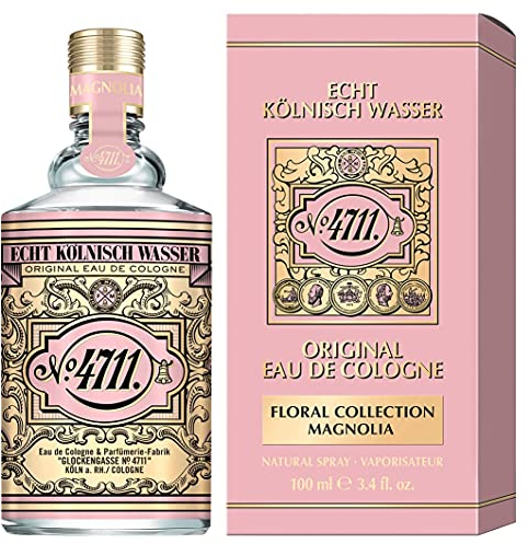 Eau de Cologne Originale 4711® I Collection florale – MAGNOLIA - Eau de Cologne - Réinterprétation florale de l'icône - Florale - Féminine - Séduisante I Vaporisateur 100 ml