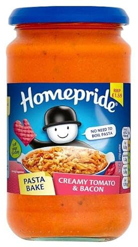 Homepride Pastabake Creamy Tomato & Bacon 3 x 450g (Price Marked)