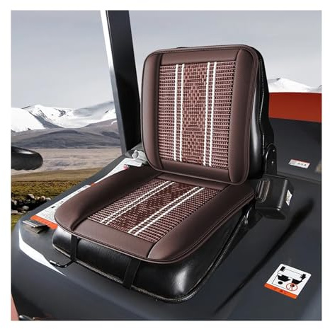 YGLEEULI Traktorsitz Rasenmäher Traktor Sitz Universal Gabelstapler Mäher Sitz Abdeckung for Gabelstapler Bagger Kran Engineering Fahrzeug(Brown)