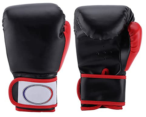 Sluffs Kinder-Boxhandschuh, Kinder-Boxhandschuhe, Boxsack-Training, Sparring-Handschuhe Für Jungen Und Mädchen, Für Boxsack, Kickboxen, Muay Thai, MMA, UFC,(Schwarz)