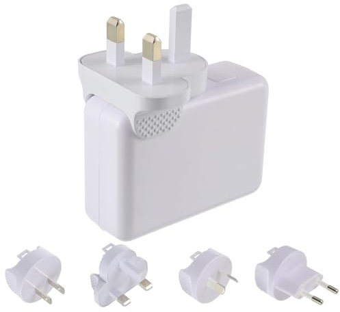 CDDCWZ Adattatore Universale da Viaggio con 4 USB, Caricatore USB da Viaggio (USA/EU/UK/AUS) Adattatori per 150 Paesi del mondo