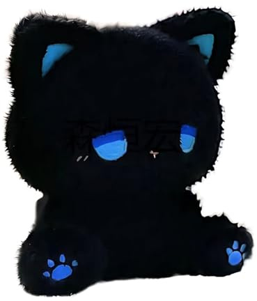 Genérico Peluche De Gato Juguetes Muñecos | Muñeco de Gatito Suave,Almohada Decorativa Interactiva con Piel Suave para Dormitorio, Salón y Comedor